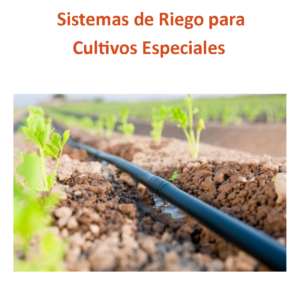 Image of drip irrigation in an agricultural field. Cover image for a fact sheet